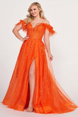 Ellie Wilde Prom Dress in Orange 