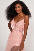 Ellie Wilde Prom Dress in Blush 