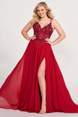 Ellie Wilde Prom Dress in Wine 