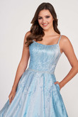 Ellie Wilde Prom Dress in Ice Blue