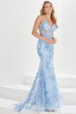 Corset Illusion Tiffany Designs Prom Dress 16005