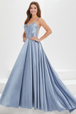 Satin A-Line Tiffany Designs Prom Dress 16014