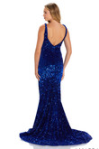 Plunging Neckline Amarra Prom Dress 88567