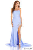 Fit And Flare Amarra Prom Dress With Slit 88630