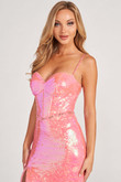 Iridescent Sequin Colette by Mon Cheri Prom Dress CL2054