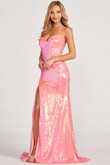 Colette Iridescent Sequin Prom Dress CL2054