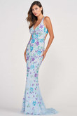 Floral Detail Colette Prom Dress CL2088