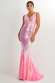 Ombre Sequin Studio 17 Prom Dress 12885