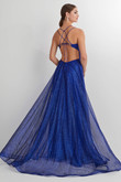 Plunging V-Neck Studio 17 Prom Dress 12895