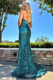 Sweetheart Sequined Jasz Couture Prom Dress 7410
