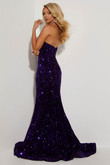 Sweetheart Sequined Jasz Couture Prom Dress 7410