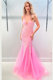 Symmetric Beaded Jasz Couture Prom Dress 7411