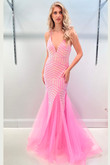 Symmetric Beaded Jasz Couture Prom Dress 7411