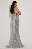 Stone Bustier Jasz Couture Prom Dress 7413