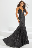 Trumpet Sequin Tiffany Designs Prom Dress 16022