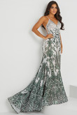 Sequin Trumpet Tiffany Designs Prom Dress 16023