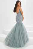 Mermaid V-Neck Tiffany Designs Prom Dress 16025