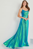 Lace-Up A-Line Tiffany Designs Prom Dress 16030