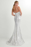 Geometric Sequin Studio 17 Prom Dress 12909