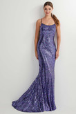 Iridescent Sequin Studio 17 Prom Dress 12914