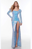 Long Sleeves Alyce Prom Dress 61239