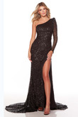 Beaded Sheath Alyce Prom Dress 61376