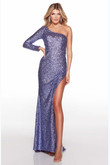Long Sleeve Alyce Prom Dress 61395