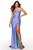 Strapless Beaded Alyce Prom Dress 61399