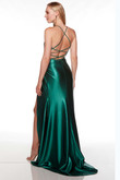 V-Neck Ruched Alyce Prom Dress 61442