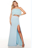 Jersey Strapless Alyce Prom Dress 61458