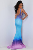 Shimmering Multicolor Johnathan Kayne Prom Dress 2501