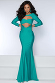 Long Sleeved Johnathan Kayne Prom Dress 2639