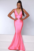 Fitted Stretch Lycra Johnathan Kayne Prom Dress 2662