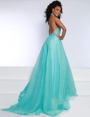 Halter V-Plunging Johnathan Kayne Prom Dress 2676