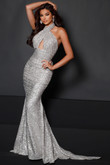 Glittering Sequin Johnathan Kayne Prom Dress 2702