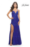 La Femme Prom Dress in Royal Blue