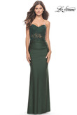 Lace Bodice La Femme Prom Dress 31180