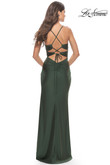 La Femme Prom Dress in Dark Emerald