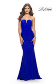 La Femme Prom Dress in Royal Blue