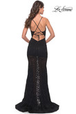 Sheer Lace La Femme Prom Dress 31253