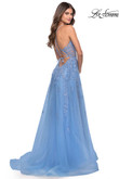Lace Embroidered A-Line La Femme Prom Dress 31284