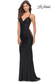 Lace Up Side La Femme Prom Dress 31315