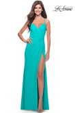 Wrapped Bodice La Femme Prom Dress 31331