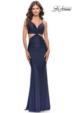 La Femme Prom Dress in Navy