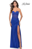 La Femme Prom Dress in Royal Blue