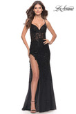 Lace Bodice La Femme Prom Dress 31382