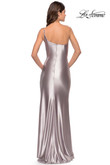 La Femme Prom Dress in Silver