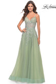 Lace Bodice La Femme Prom Dress 31393