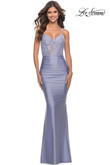 Sparkling Lace La Femme Prom Dress 31437 in Light Periwinkle