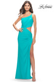 One Shoulder Cutout La Femme Prom Dress 31443